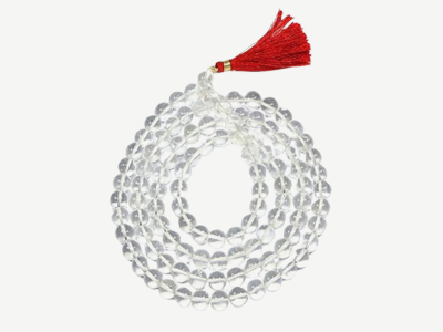 Clear Quartz Mala