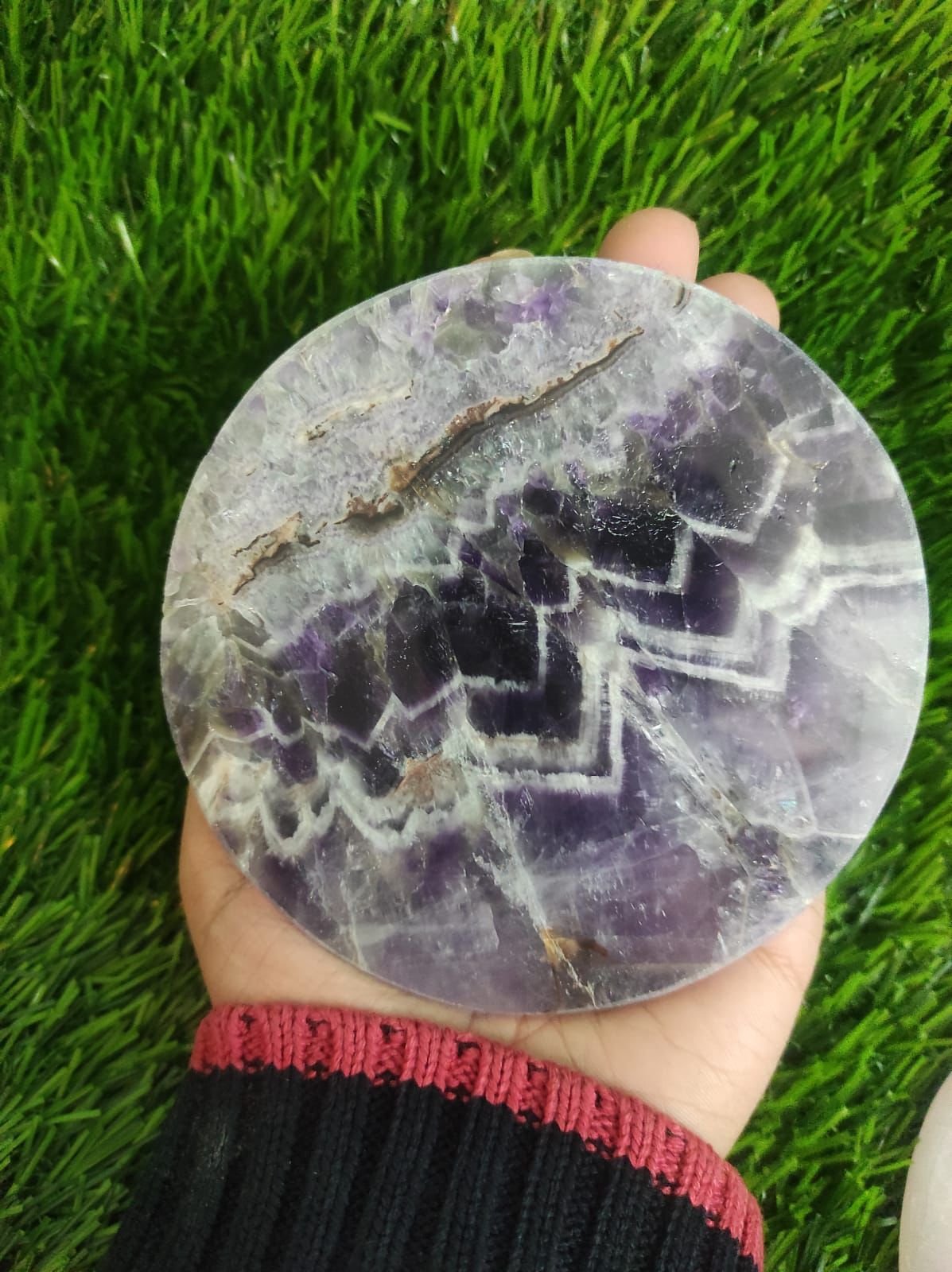 Amethyst Crystal Plate