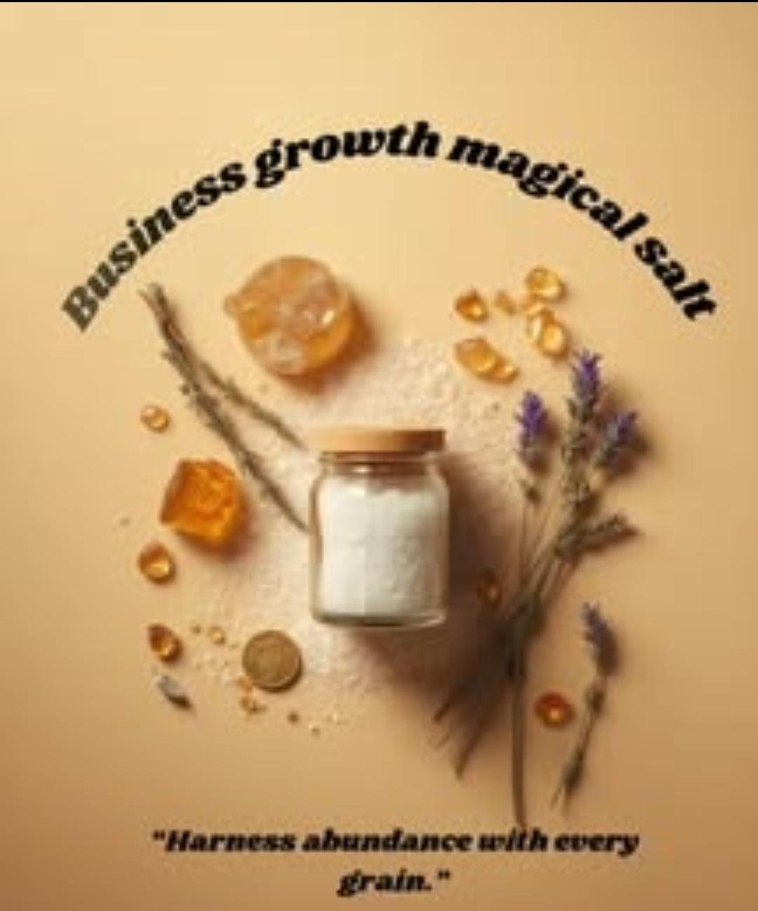 Business growth magical salt (Intention salts)
