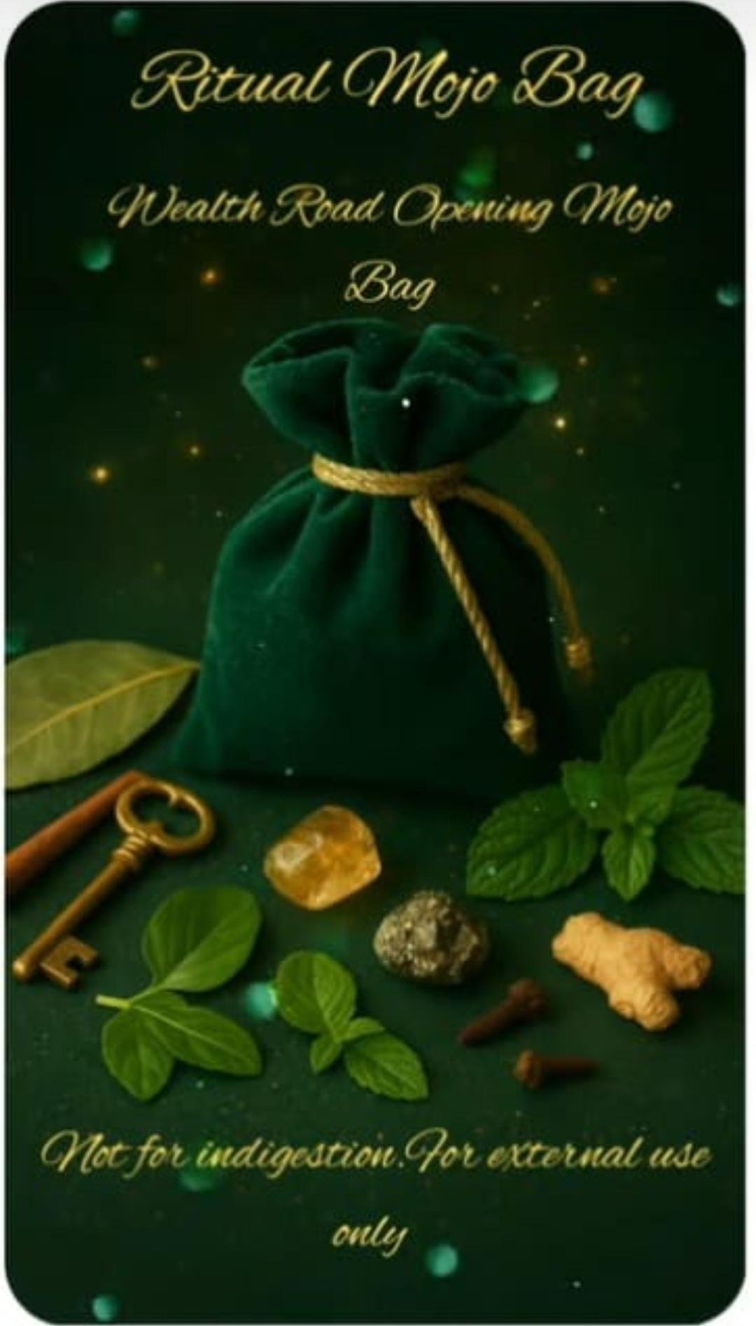 Wealth Road Opening Mojo Bag (Hoodoo Magic)