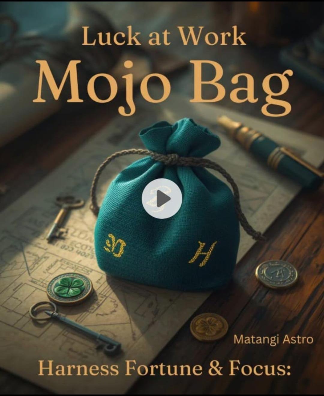 Luck at work Mojo Bag