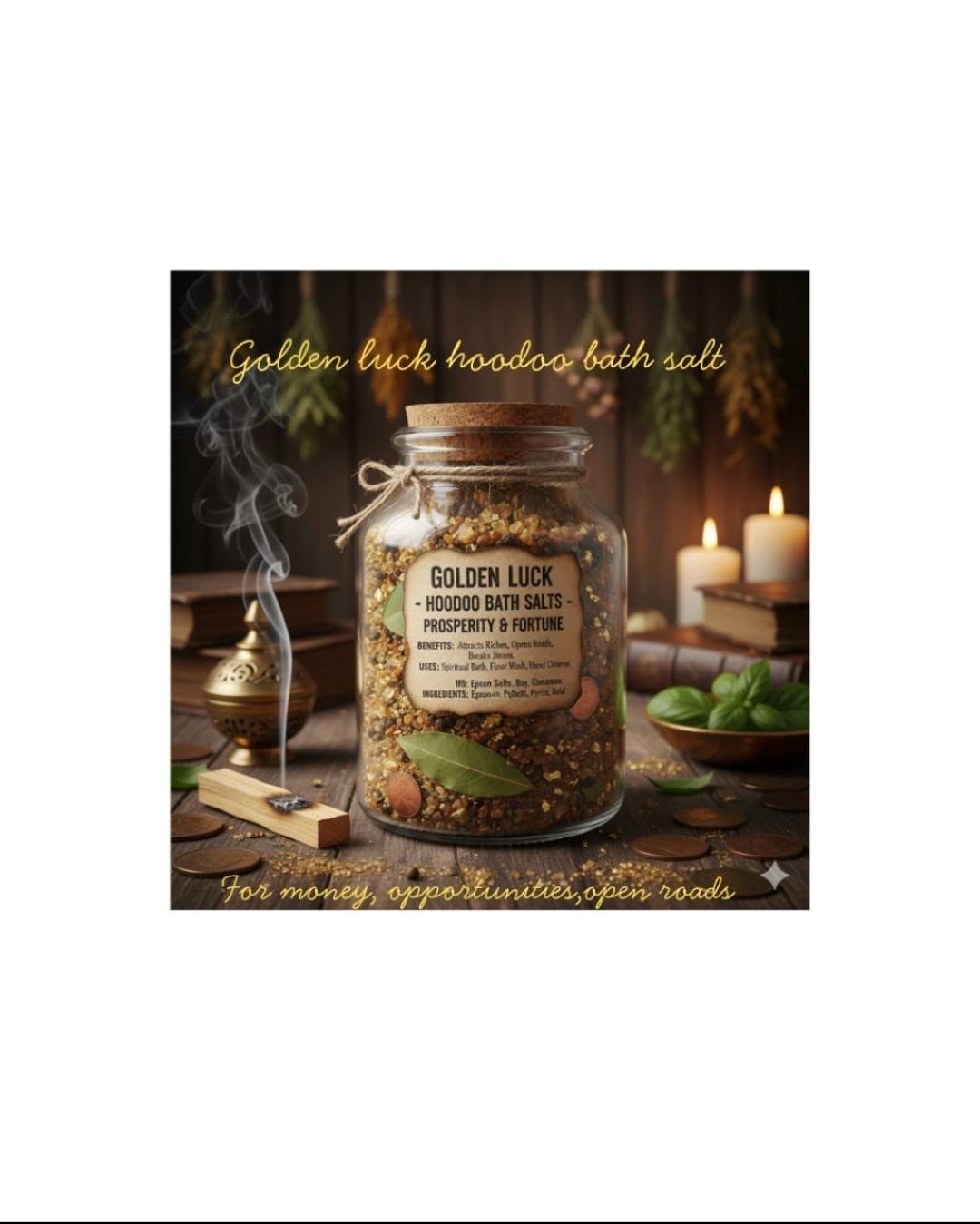 Golden Luck Bath Salt