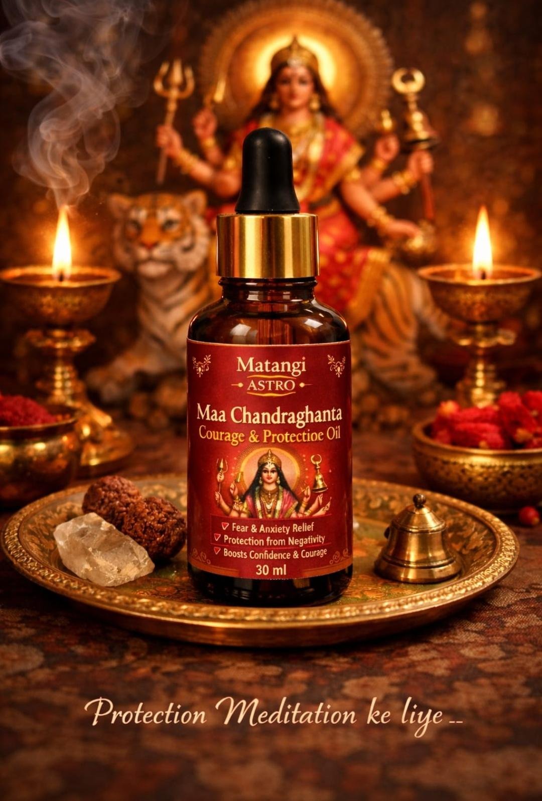 Maa Chandraghanta Courage & Protection Oil