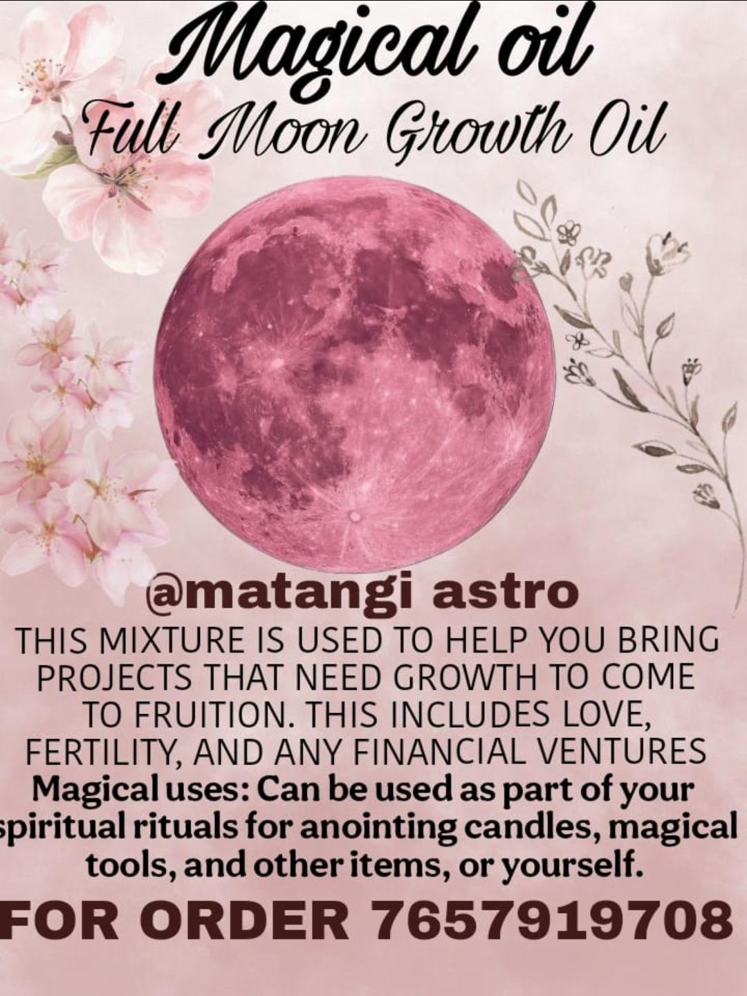 Full Moon Growth Oil