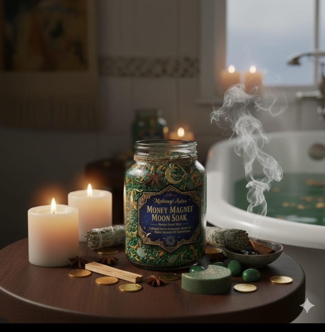 Money Magnet Moon Soak ( Ritual Bath Salt )